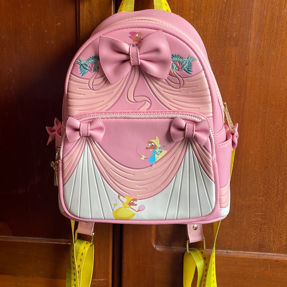 Loungefly x Disney Cinderella mini backpack and matching wallet